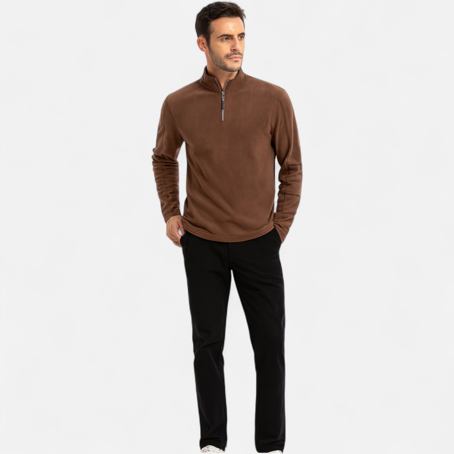 Men’s Thick Fleece Jacket – Absolute Warmth & Relaxed Elegance