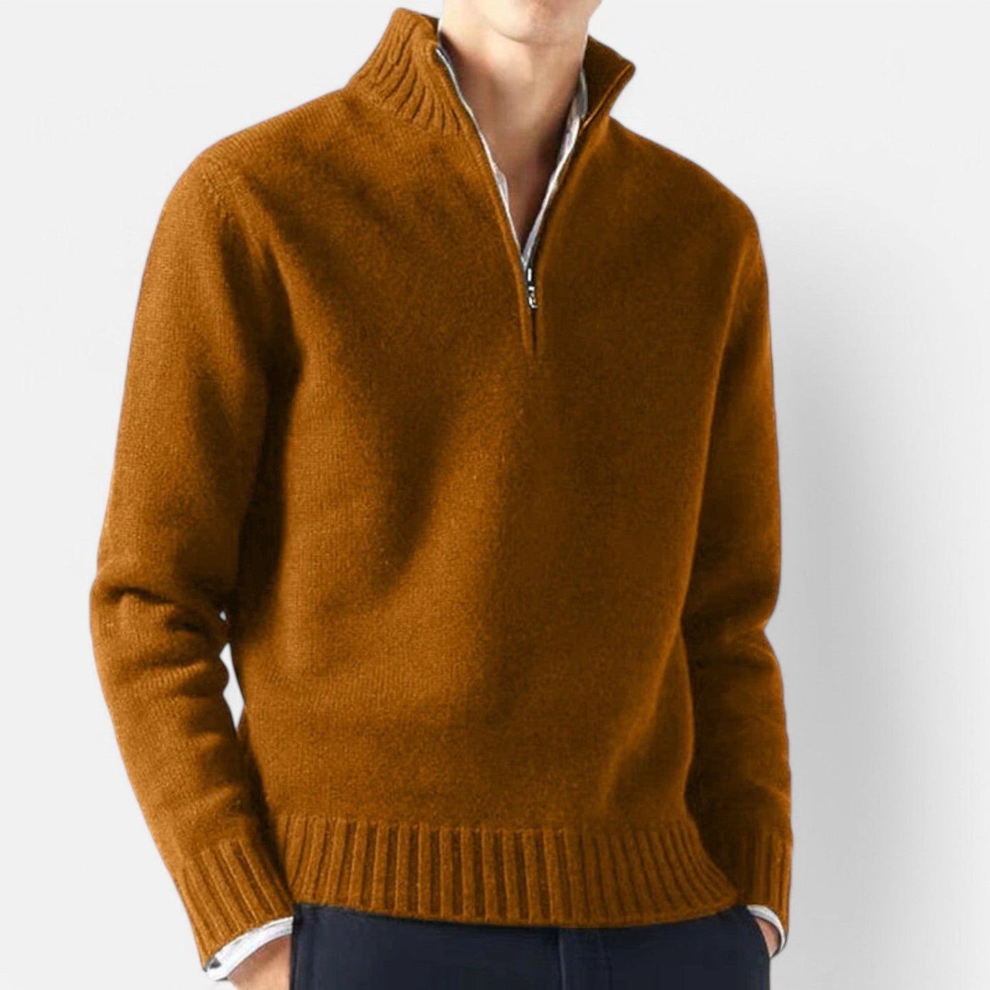 Men’s Turtleneck Sweater – Warm Knit for Everyday Style