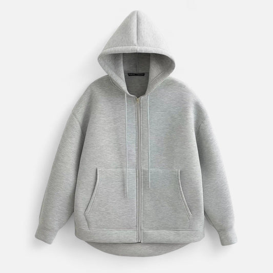 Women’s Hooded Jacket – Relaxed Fit, Elegant Functionality