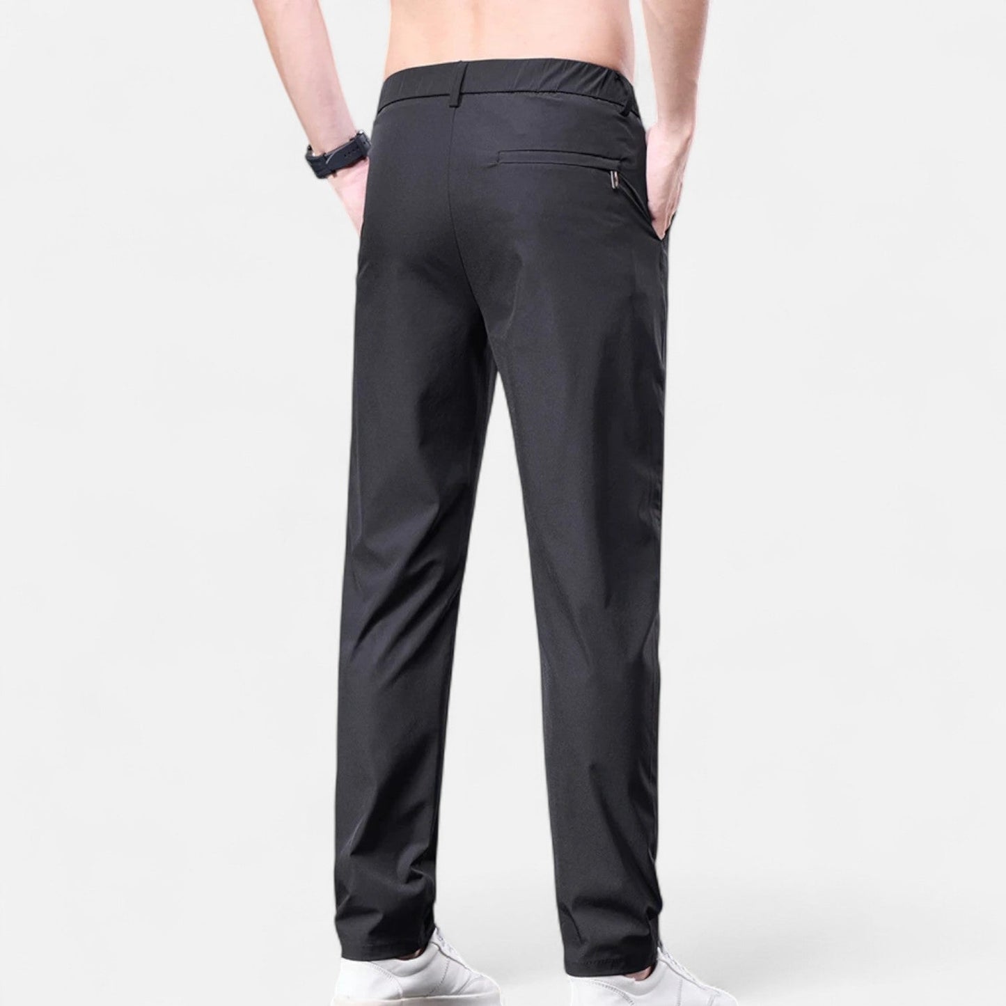 Men’s Technical Stretch Pants – Breathable, Lightweight, Elastic Waist
