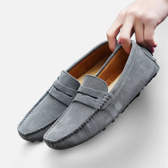 Velclairemode | Mocassins en Cuir Véritable pour Homme – Élégance Décontractée, Confort de Conduite