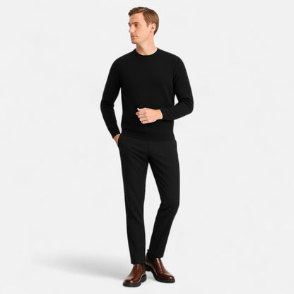 Men’s Leather Shoes with Thick Sole – Bold Presence, Refined Elegance