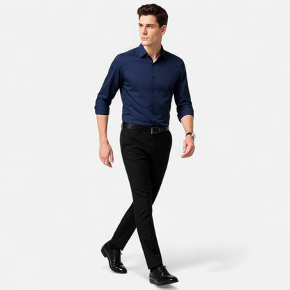 Men’s Long Sleeve Dress Shirt – Classic Elegance, Timeless Versatility