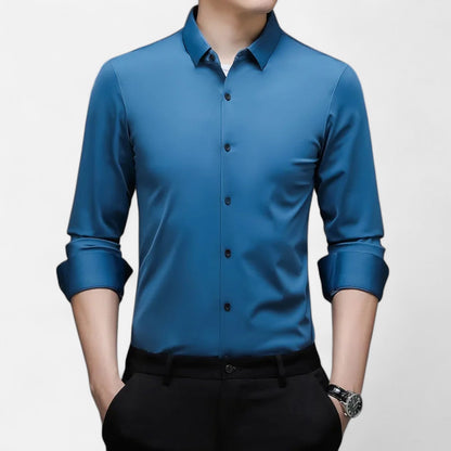 Men’s Long Sleeve Dress Shirt – Classic Elegance, Timeless Versatility