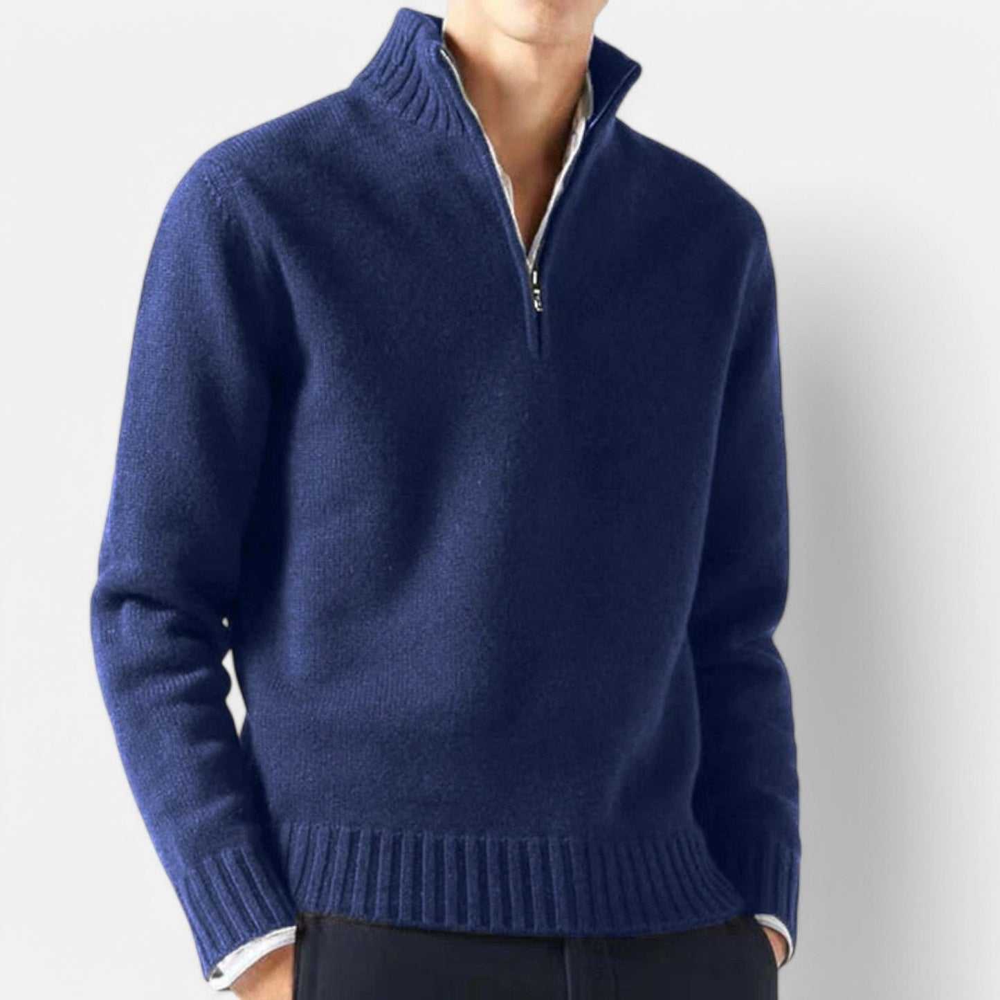 Men’s Turtleneck Sweater – Warm Knit for Everyday Style