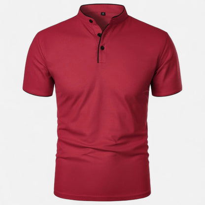Men’s Summer Polo T-Shirt – Relaxed Fit, Breathable Comfort
